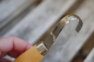 Gubia para tallar cucharas
