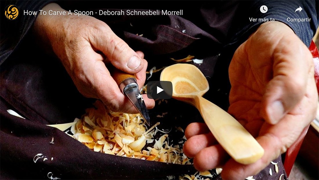 Cómo tallar una cuchara con Deborah Schneebeli Morrell