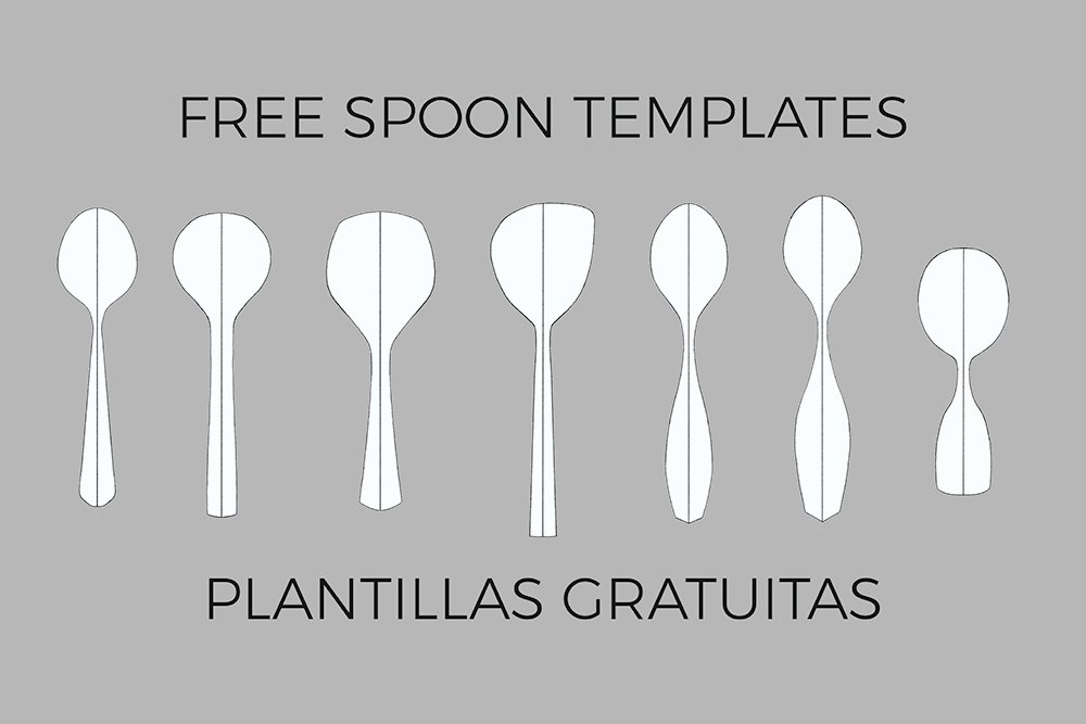 Free Spoon Templates - Talla de Cucharas