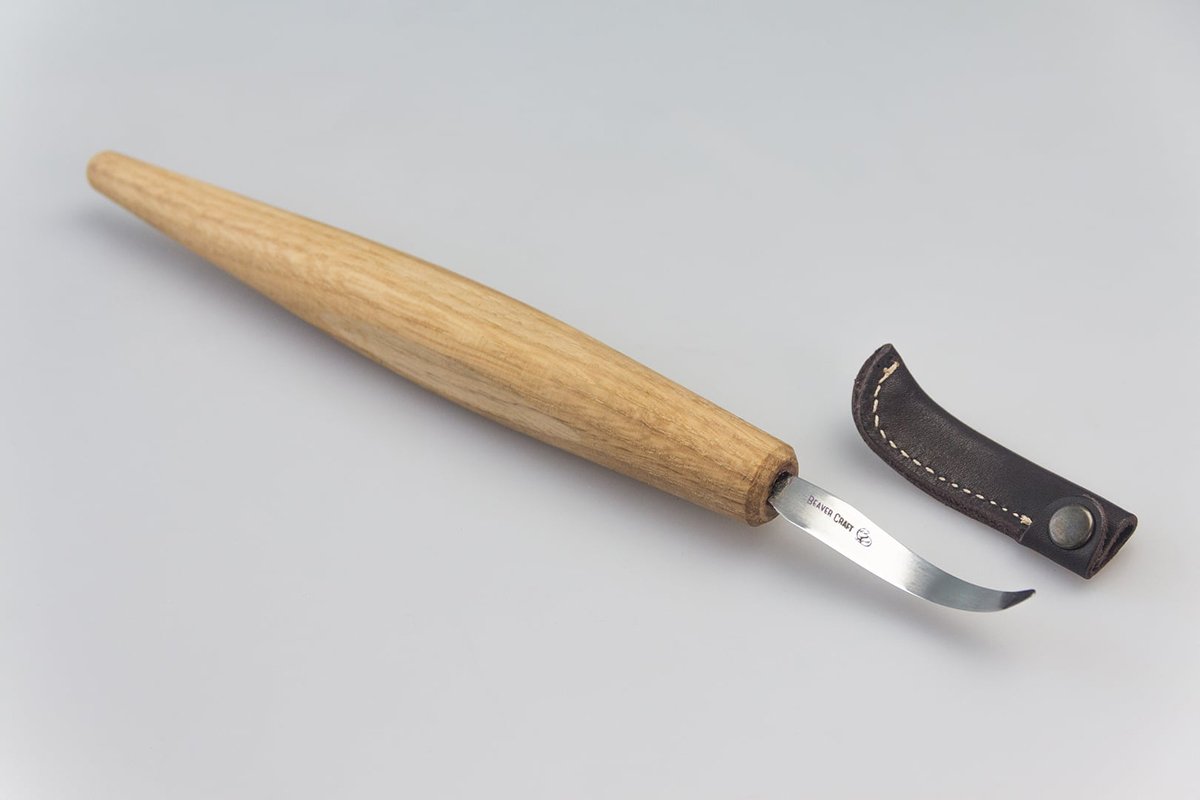 Hook Knife - Open curve - BeaverCraft - Talla de Cucharas