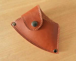 Funda de piel para hacha de talla de cucharas